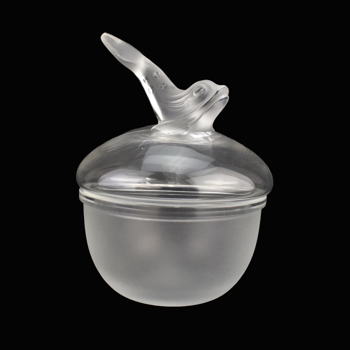 Lalique Fish Covered Vanity Box