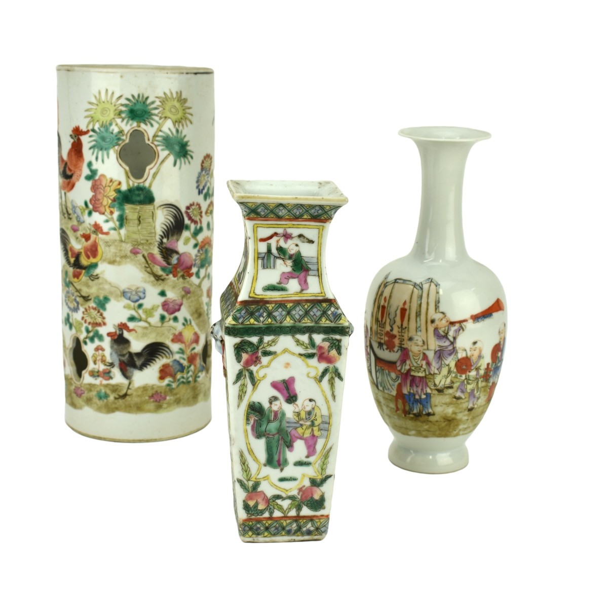 Grouping of Three (3) Antique Chinese Porcelain