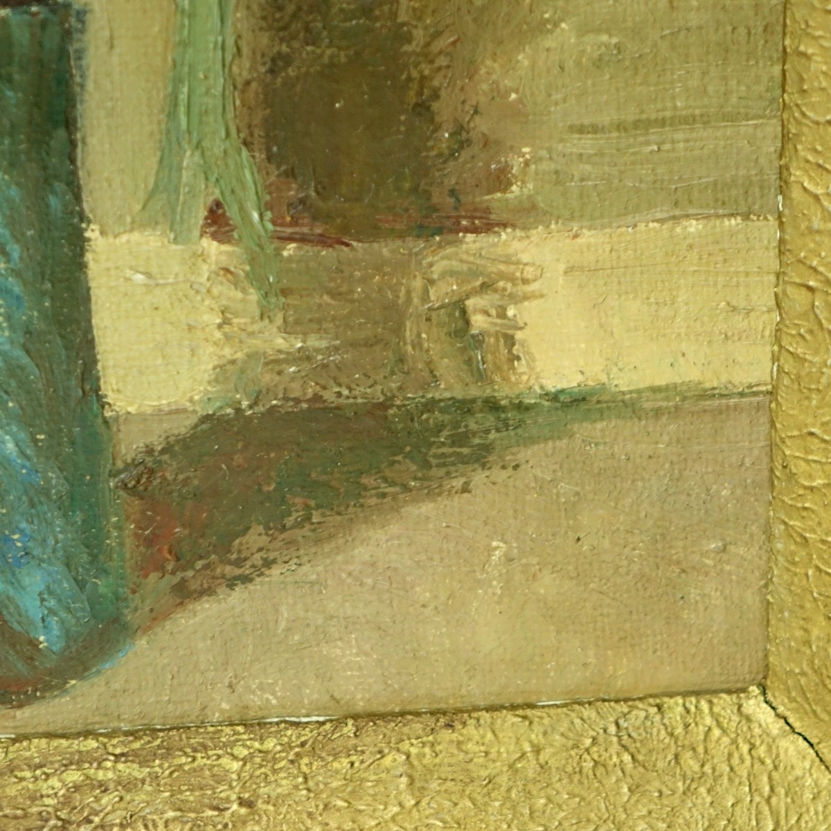 20th Century European School Oil On Canvas