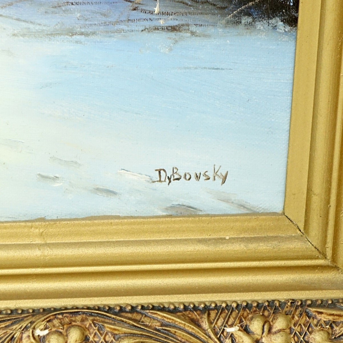 Dybovsky?, Russian (20th C.) Oil On Canvas