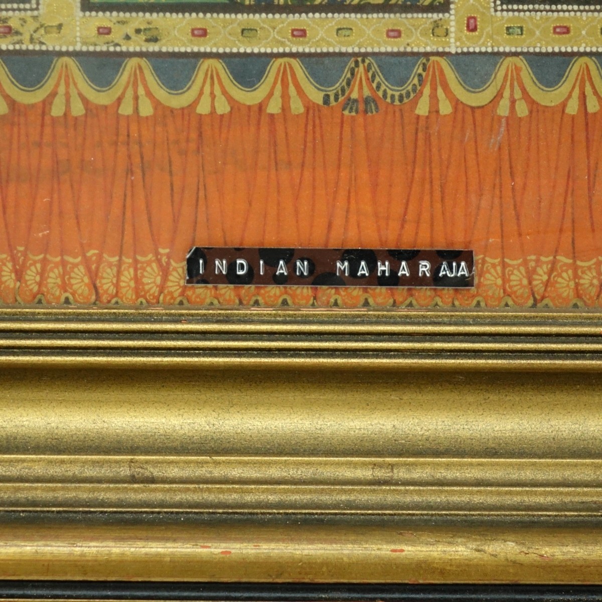 Antique Indian Gouache Of Maharaja