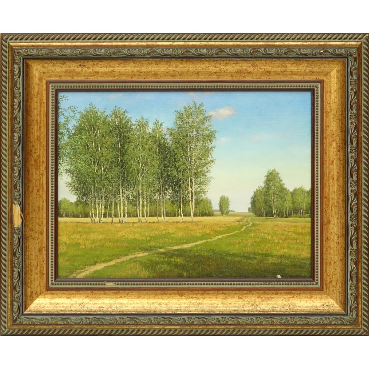 20th Century Russian Oil On Canvas, Landscape