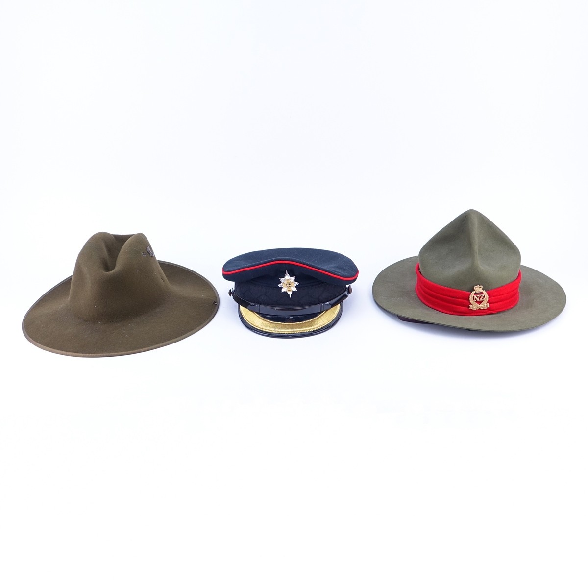 Grouping Of Three (3) Vintage Russian Soviet Hats