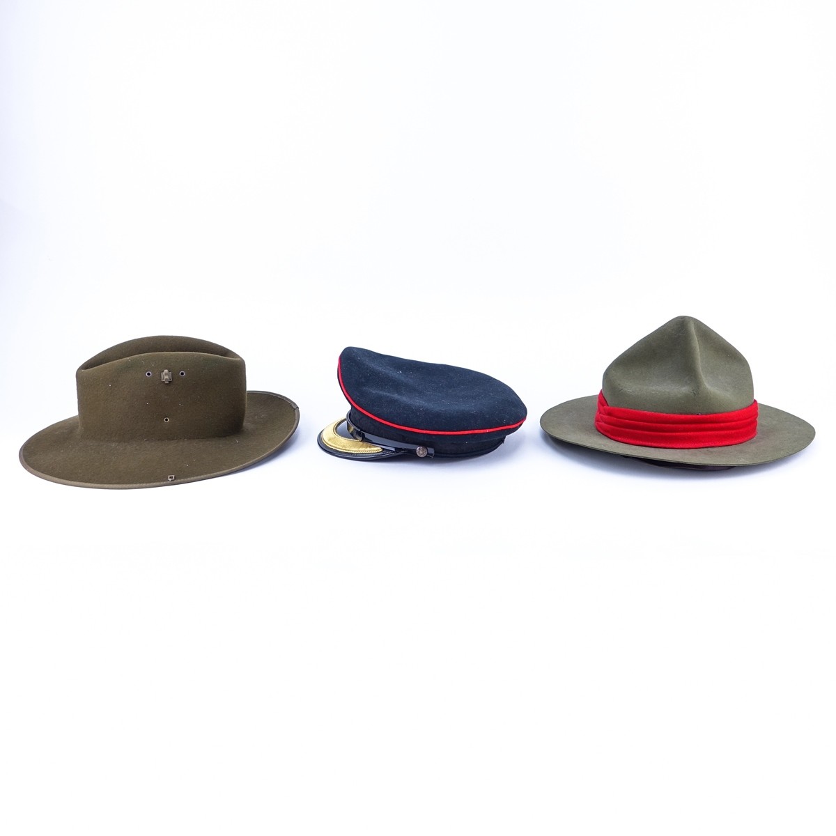 Grouping Of Three (3) Vintage Russian Soviet Hats
