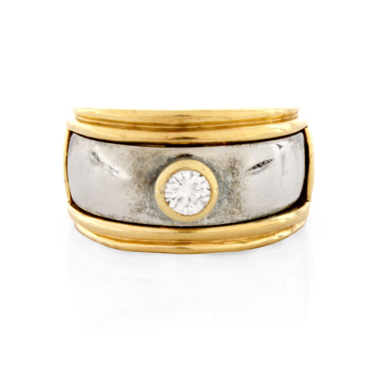 Vintage 18 Karat Gold and Diamond Ring