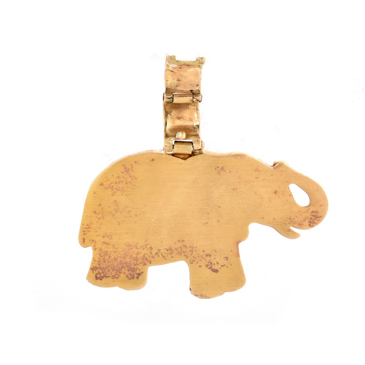 Vintage 14K Elephant Pendant