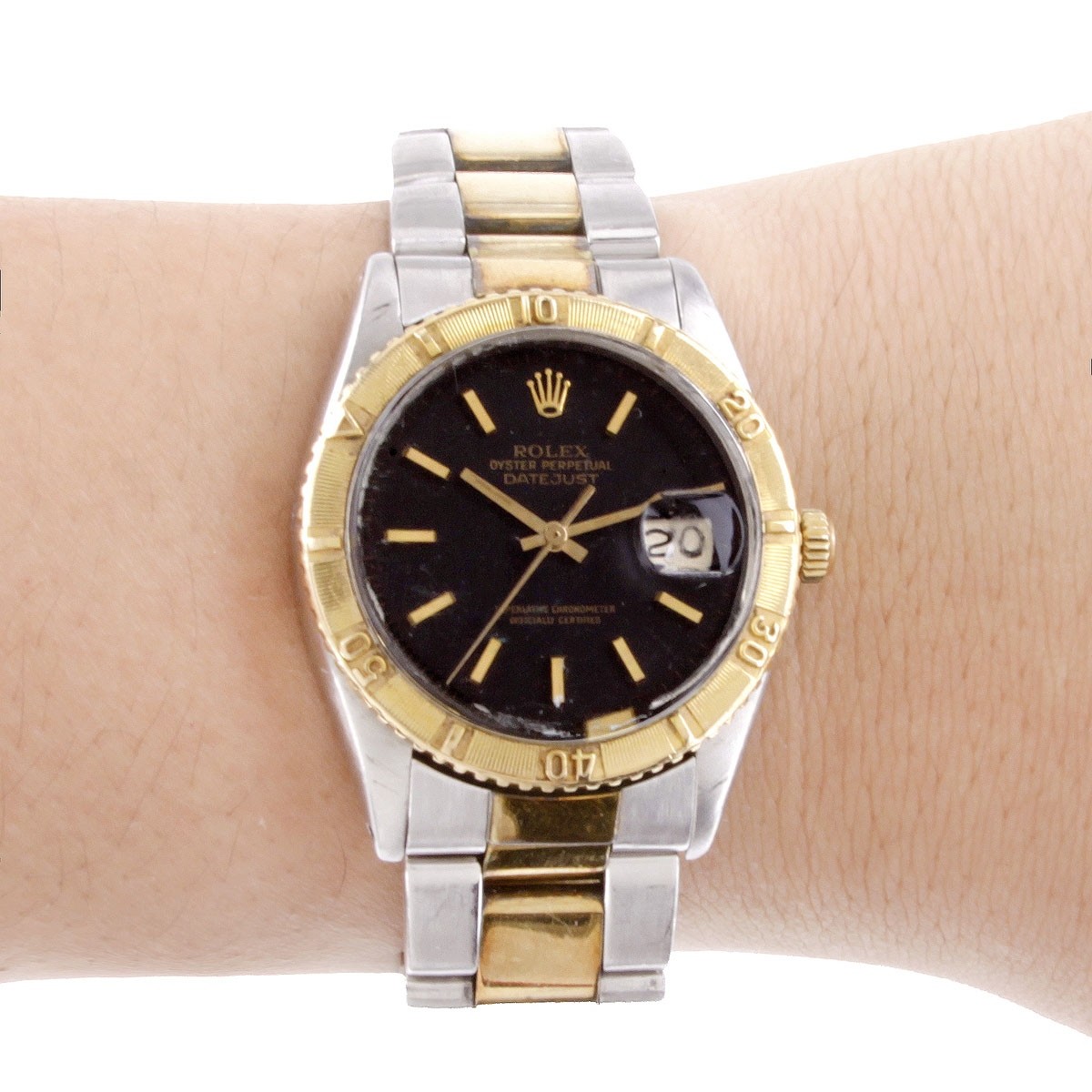 Man's Rolex S/S and 18K Date-Just 1625