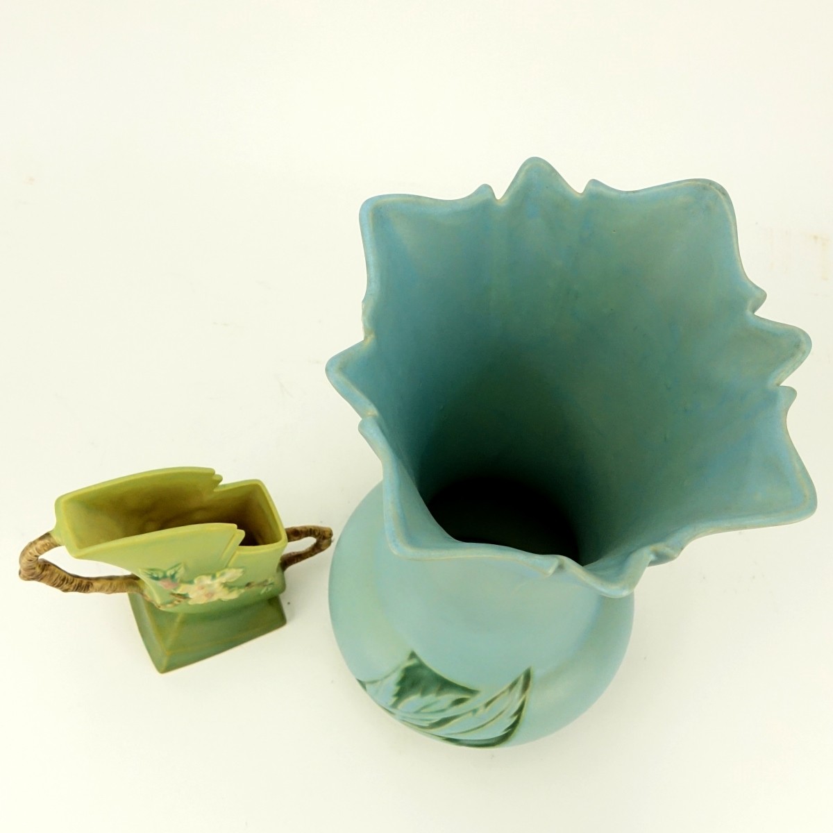 Two (2) Roseville Pottery Vases