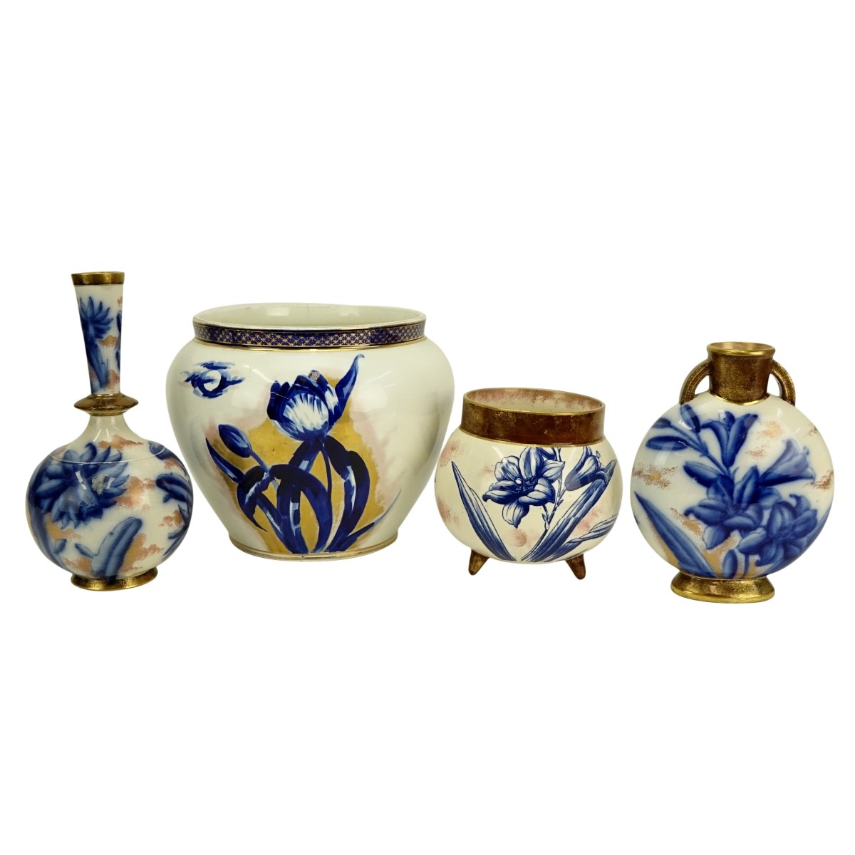Four (4) English Pottery Vases