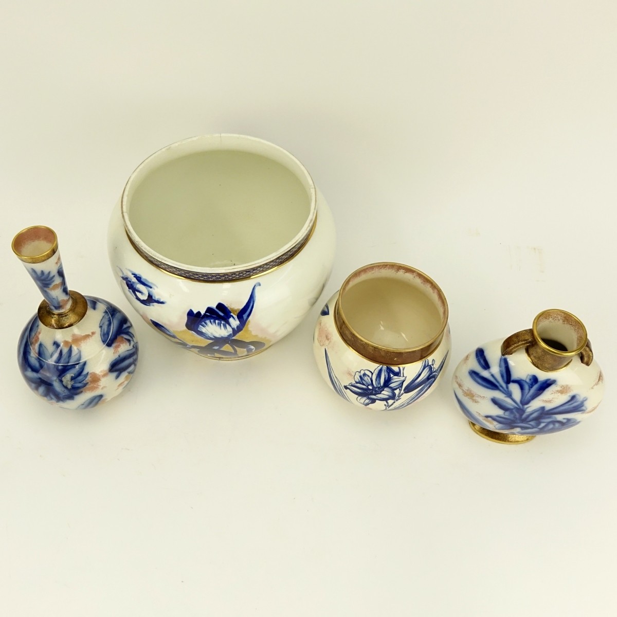 Four (4) English Pottery Vases