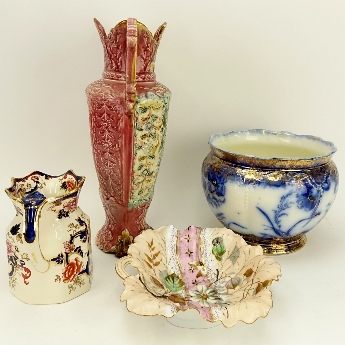 Four (4) Decorative Porcelain Table Top Items