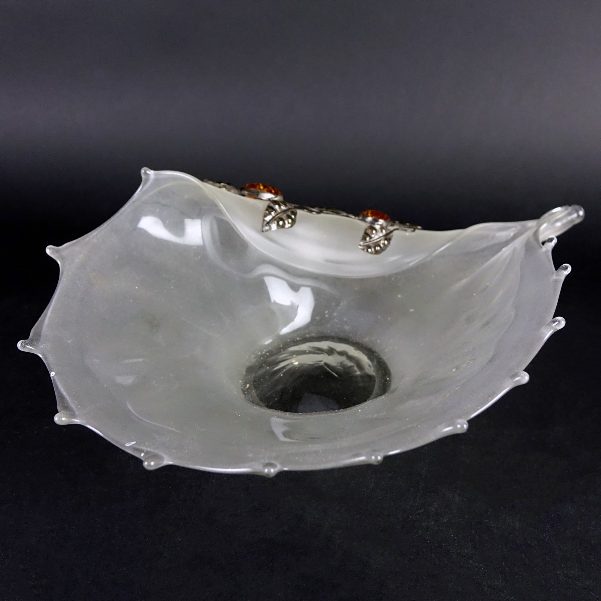 20th Century Studio Glass Free Form Bowl