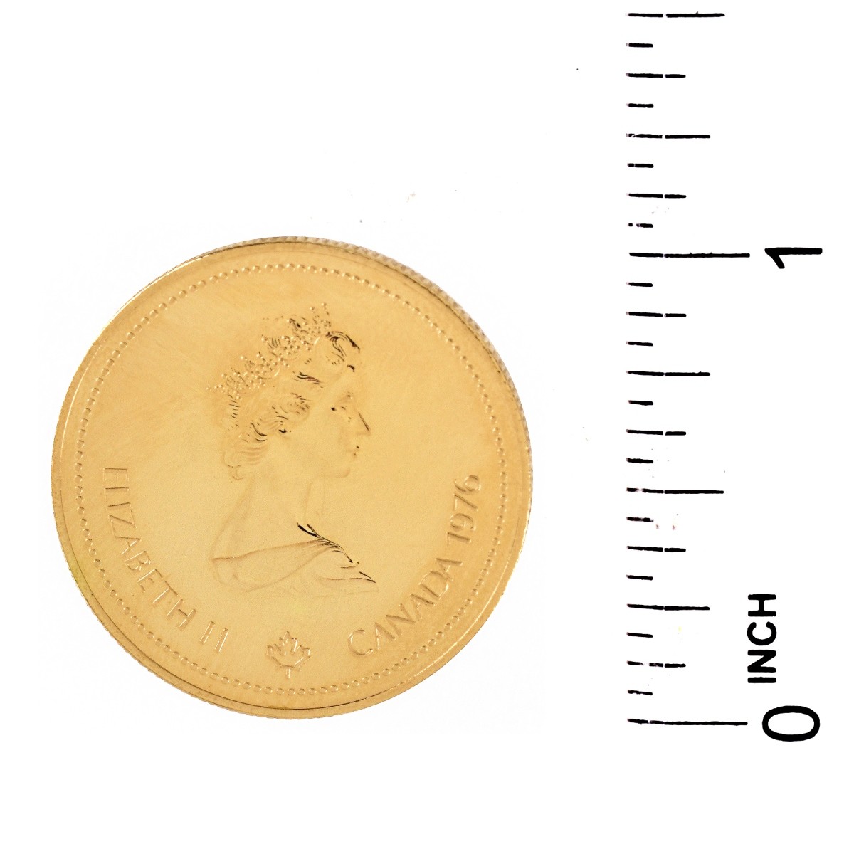 1976 Canadian Elizabeth II $100.00 Gold Coin