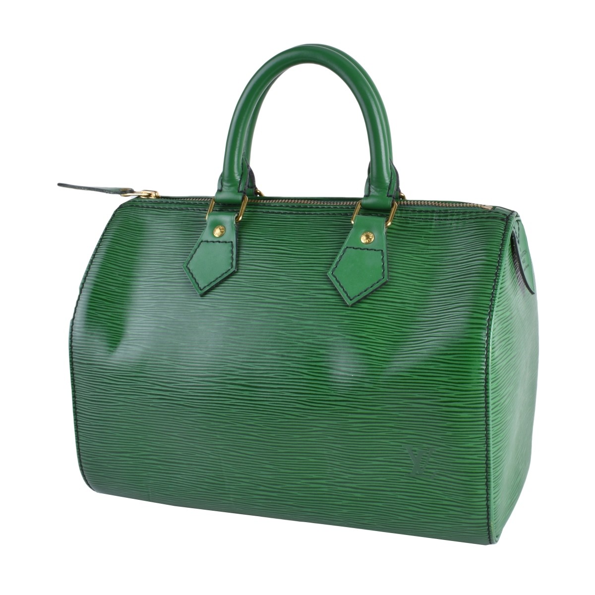 Louis Vuitton Green Epi Leather Speedy 25 Bag