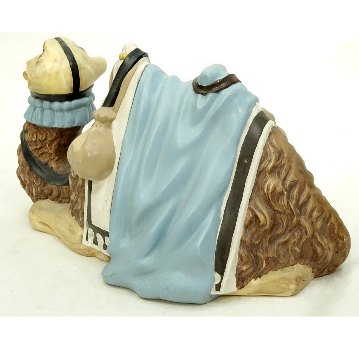 Large Roz Hand Painted Pottery Figure of a Camel