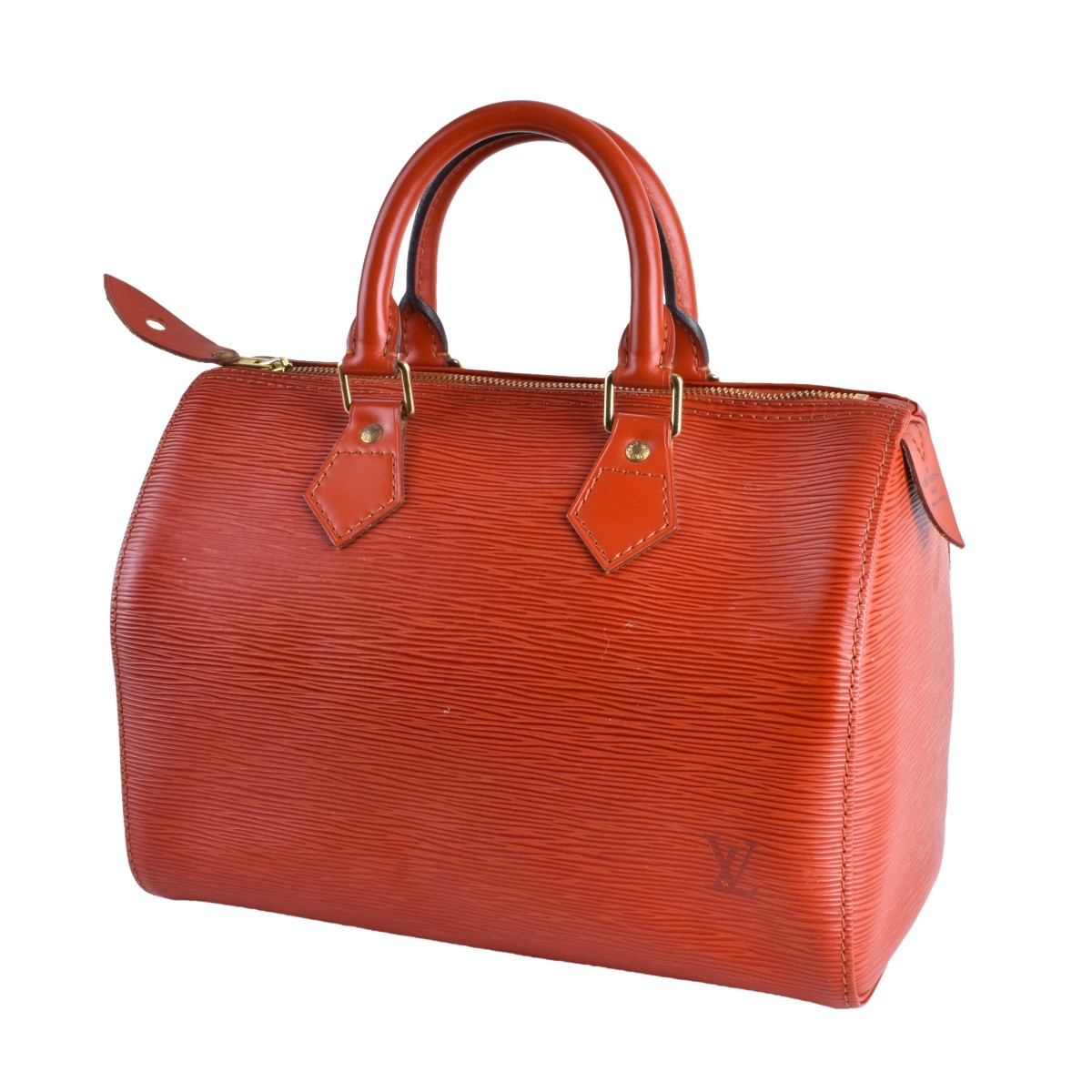 Louis Vuitton Tan Epi Leather Speedy 25 Bag | Kodner Auctions