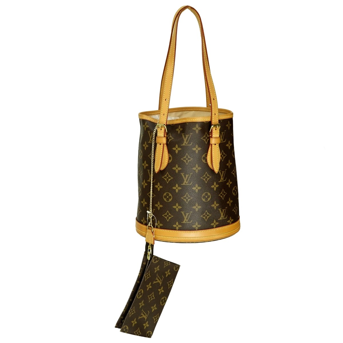 Louis Vuitton Brown Monogram Bucket PM Bag