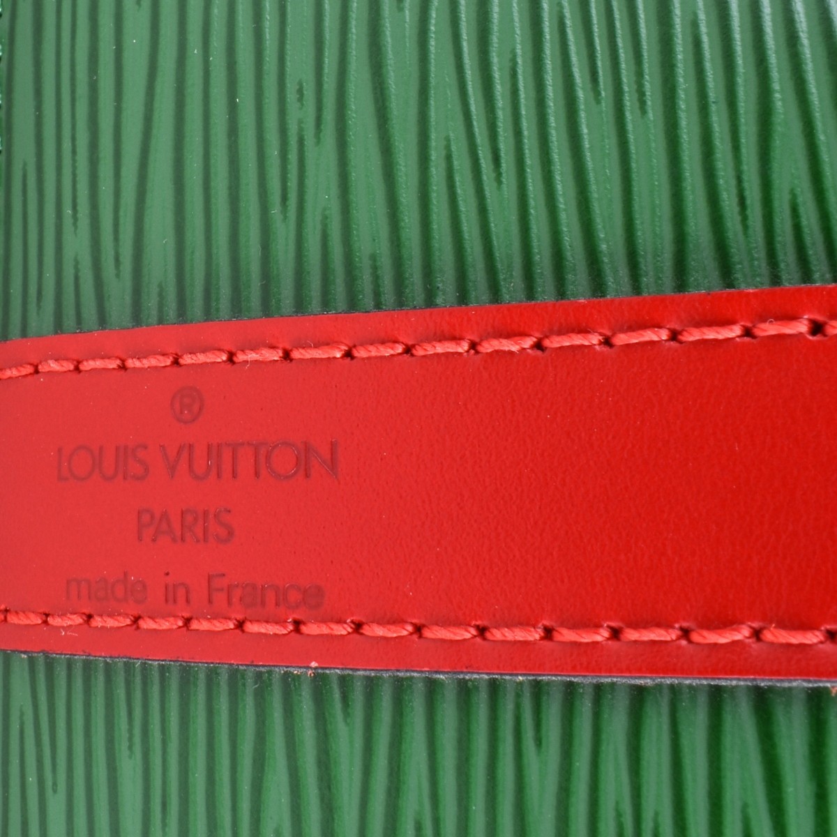 Louis Vuitton Green/Red Epi Noe Bicolor PM Bag
