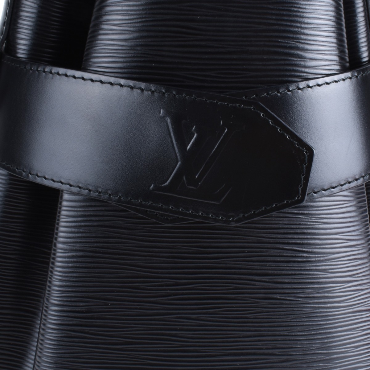 Louis Vuitton Black Epi Leather Sac D'Epaule PM