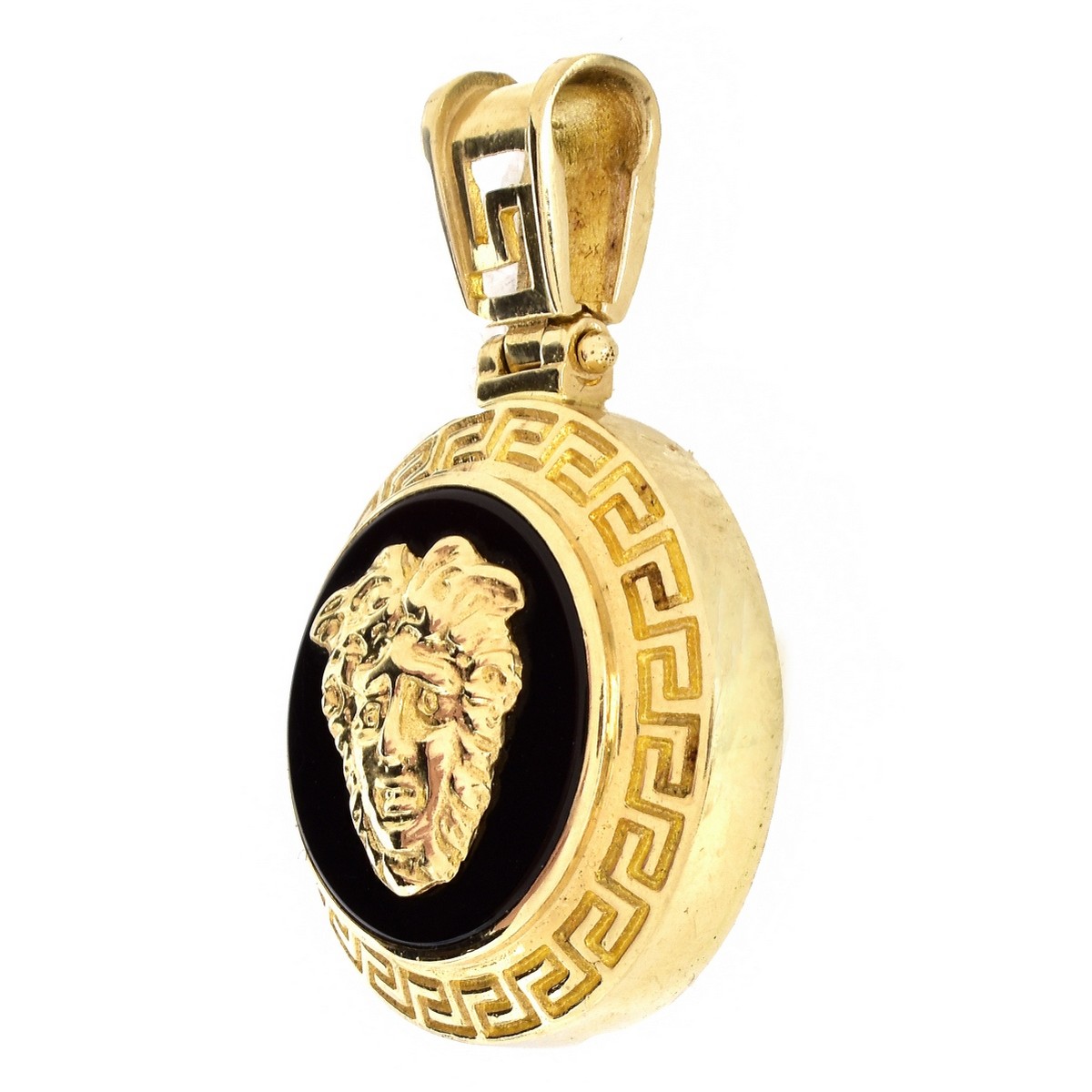 Versace style 14K Gold Pendant