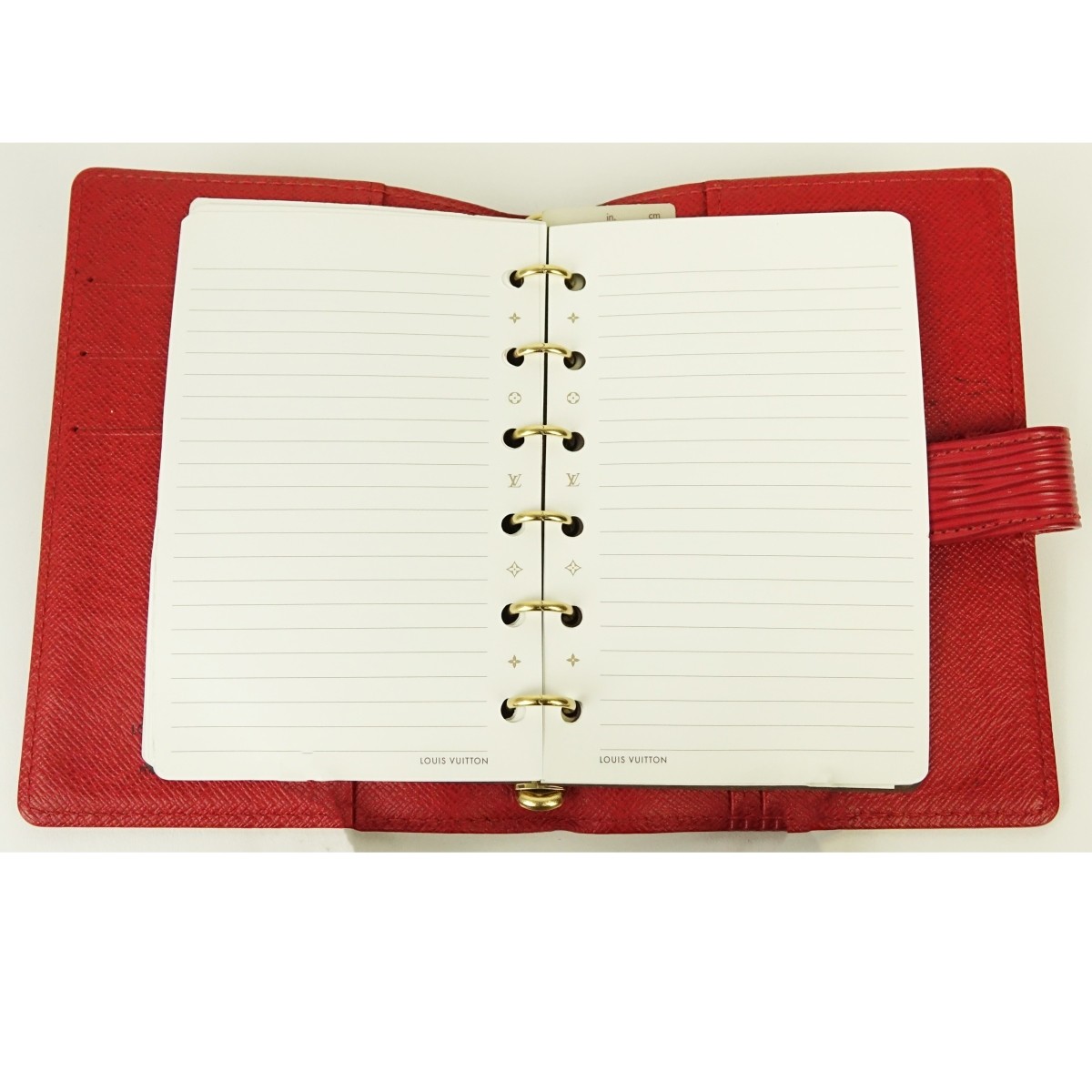 Louis Vuitton Red Epi Leather Agenda Diary PM