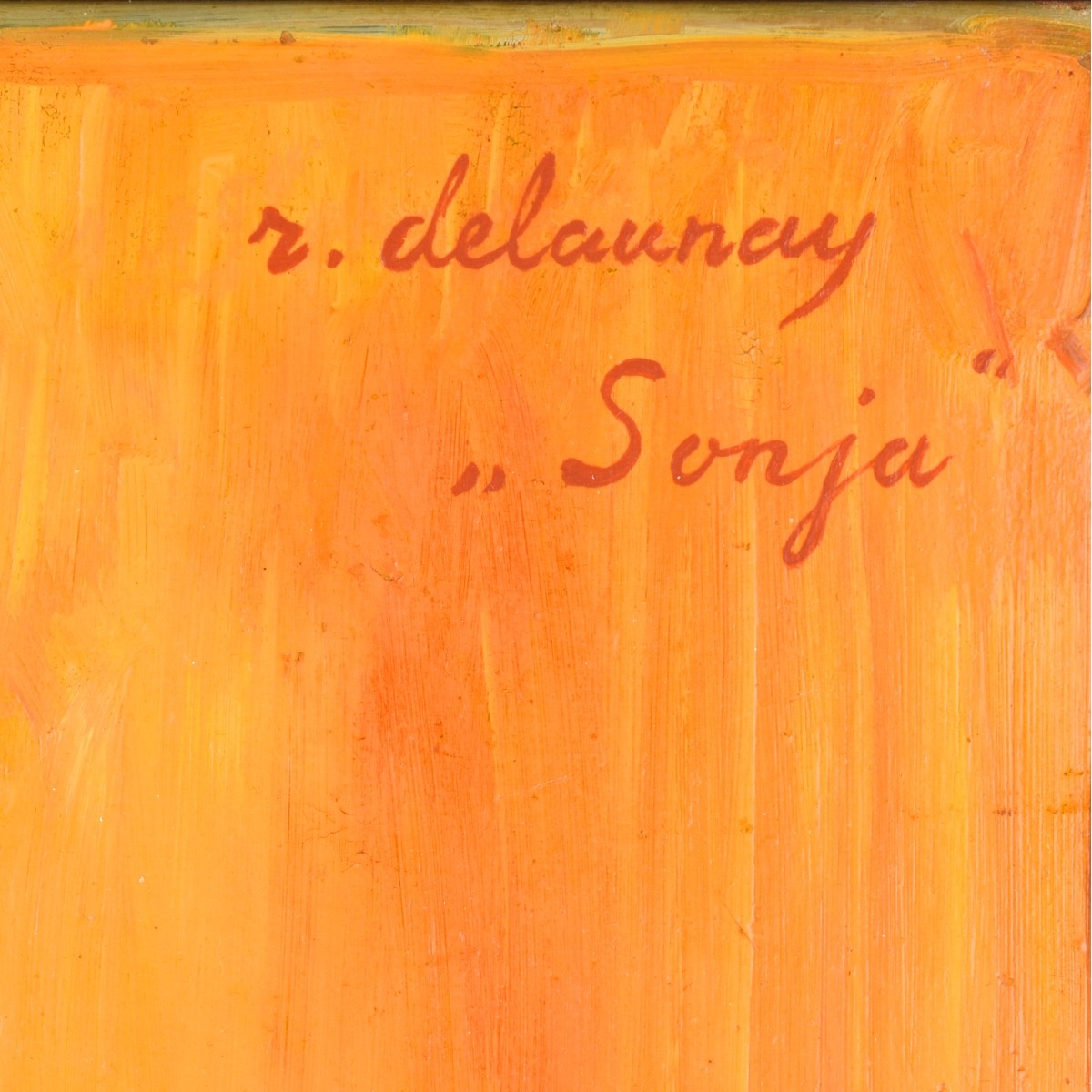 Signed R. Delaunay Oil on Panel