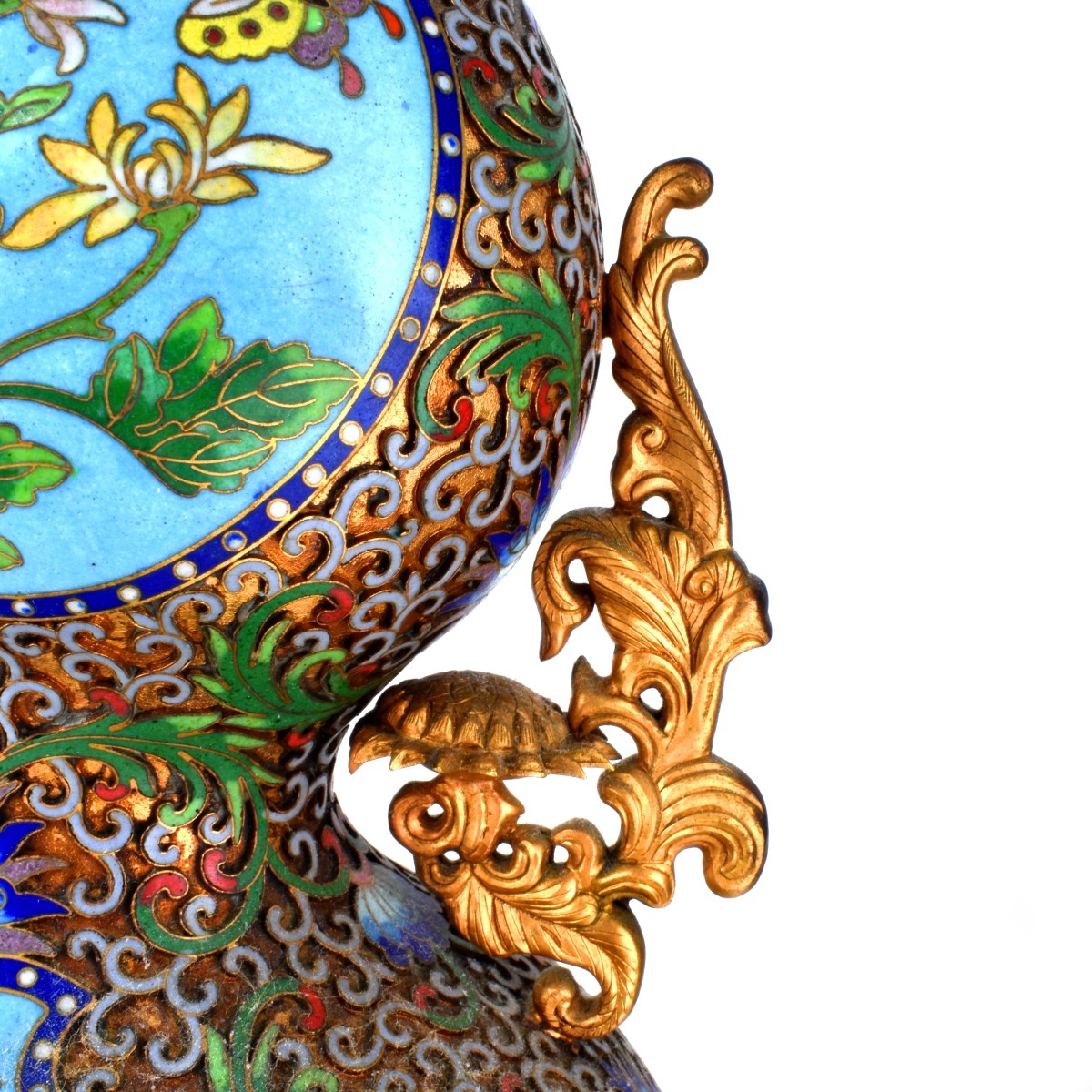 Pair of Chinese Republic Era Double Gourd Vases