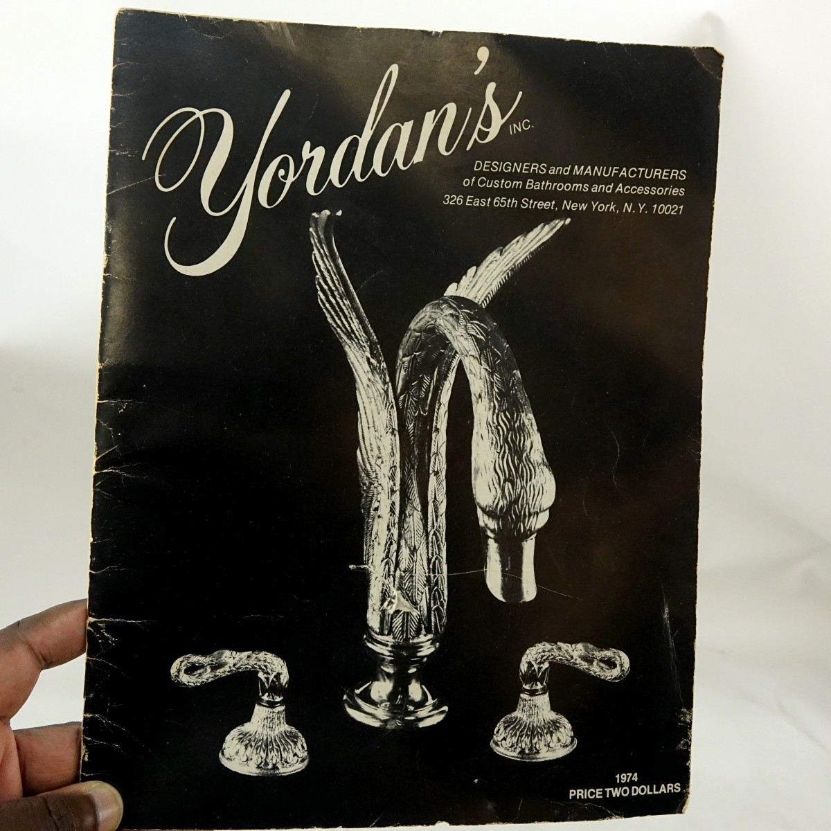 Yordan's Inc. 24K Gold Plated Bronze Swan Spout
