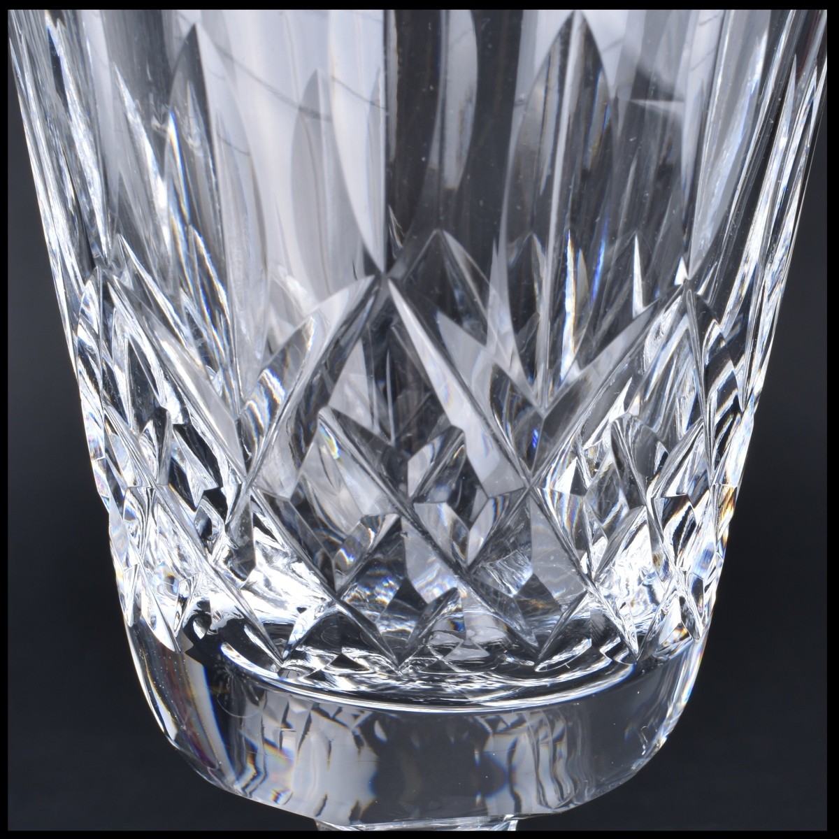 Eight (8) Waterford Crystal "Lismore" Claret Wine