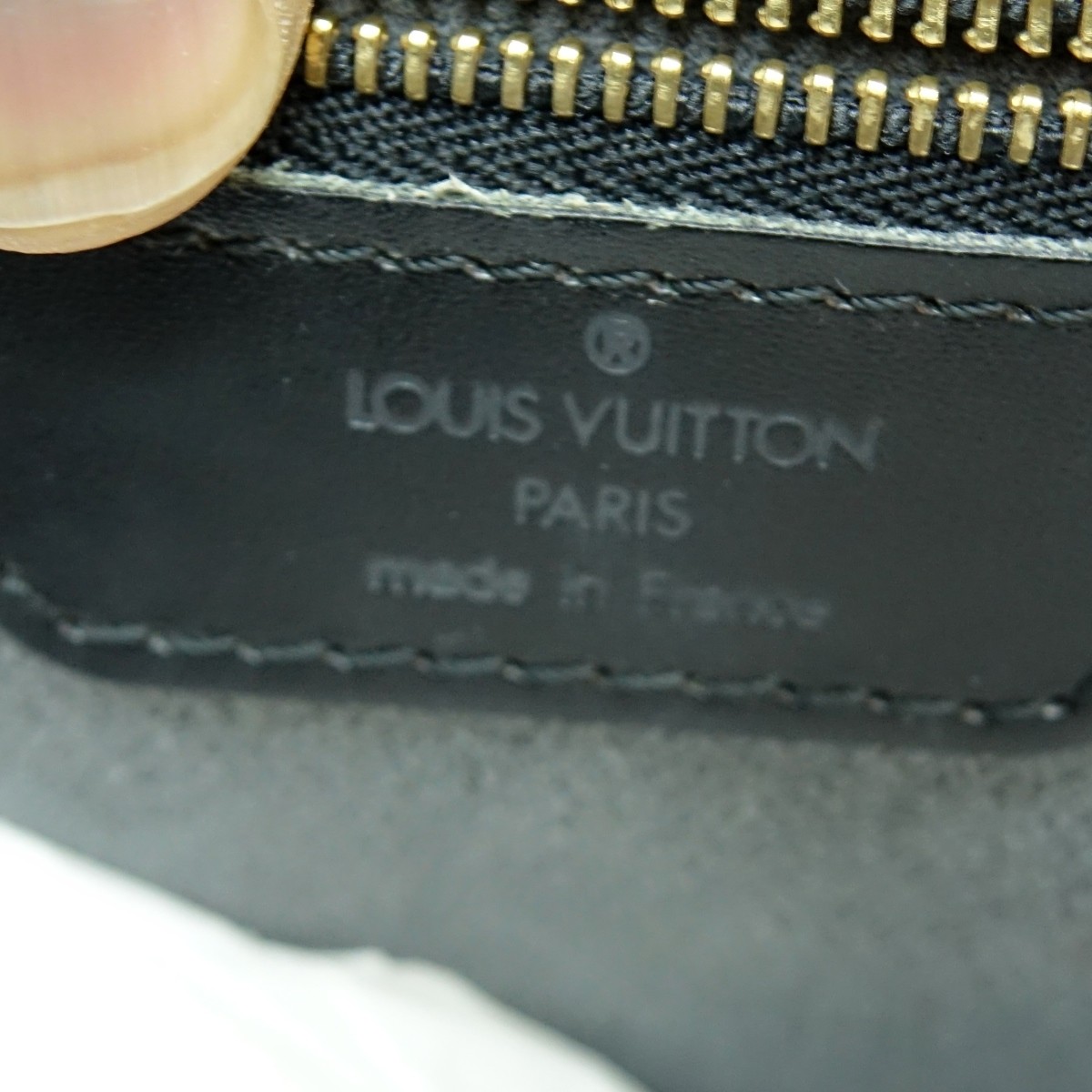 Louis Vuitton Black Epi St-Jacques Shopping Tote