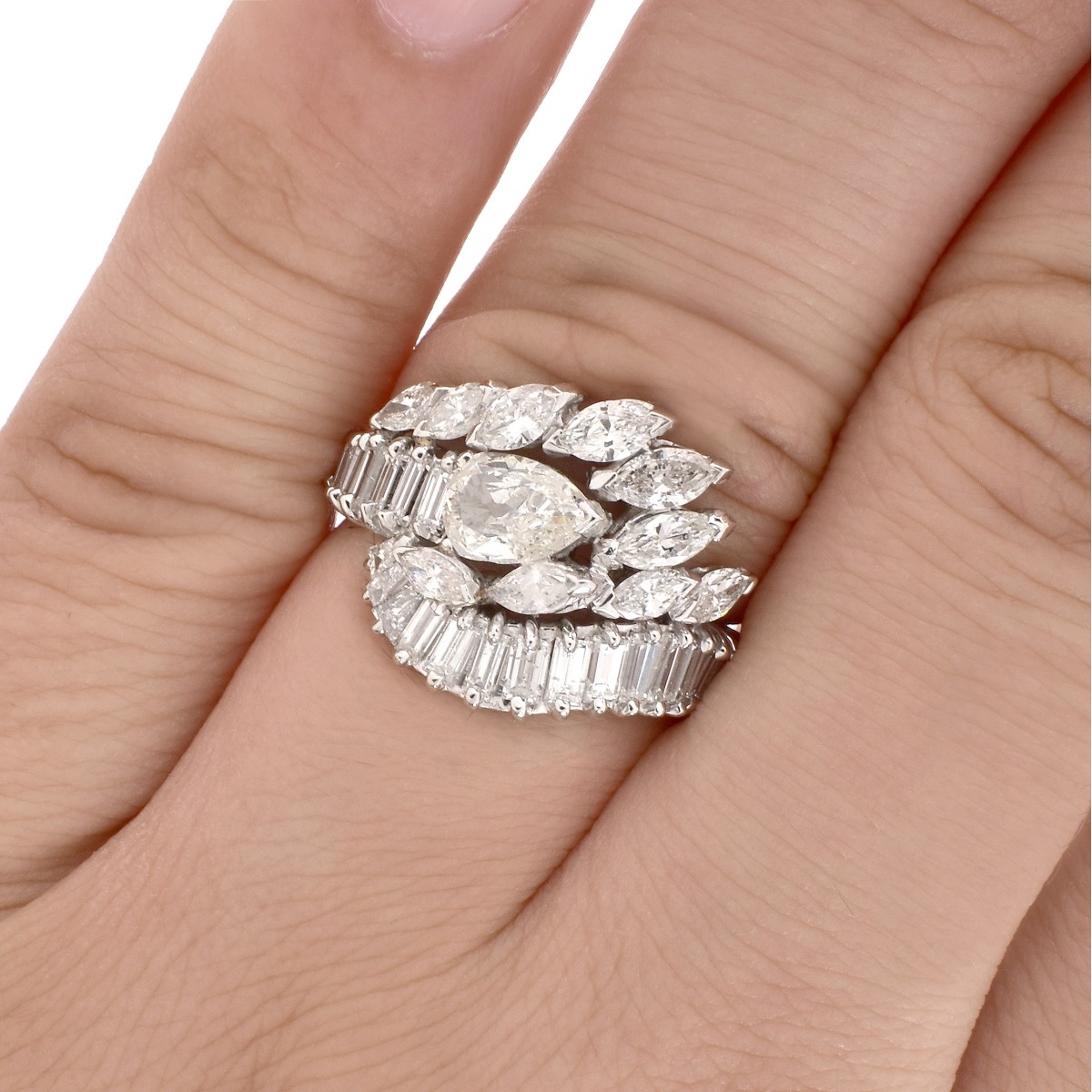 4.75ct Diamond and Platinum Ring