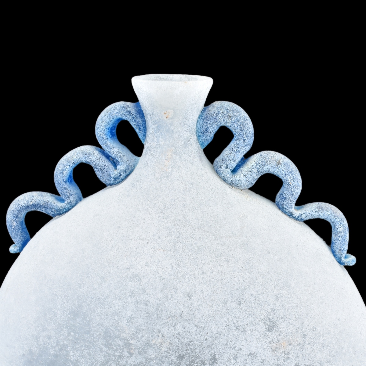Karl Springer Scavo Glass Vase for Seguso