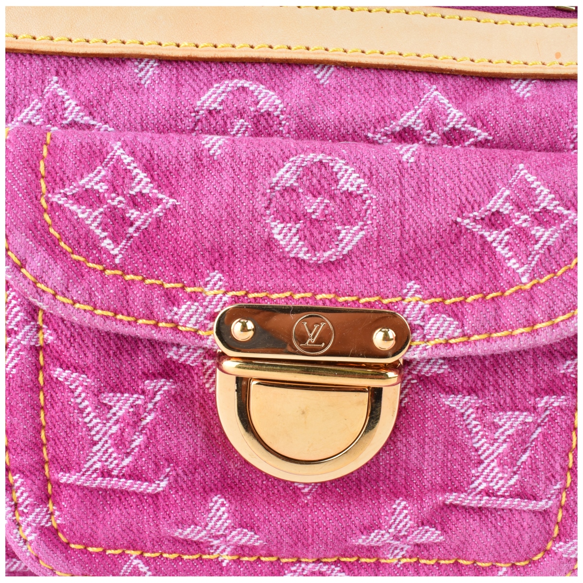 Louis Vuitton Pink Monogram Denim Neo Speedy Bag