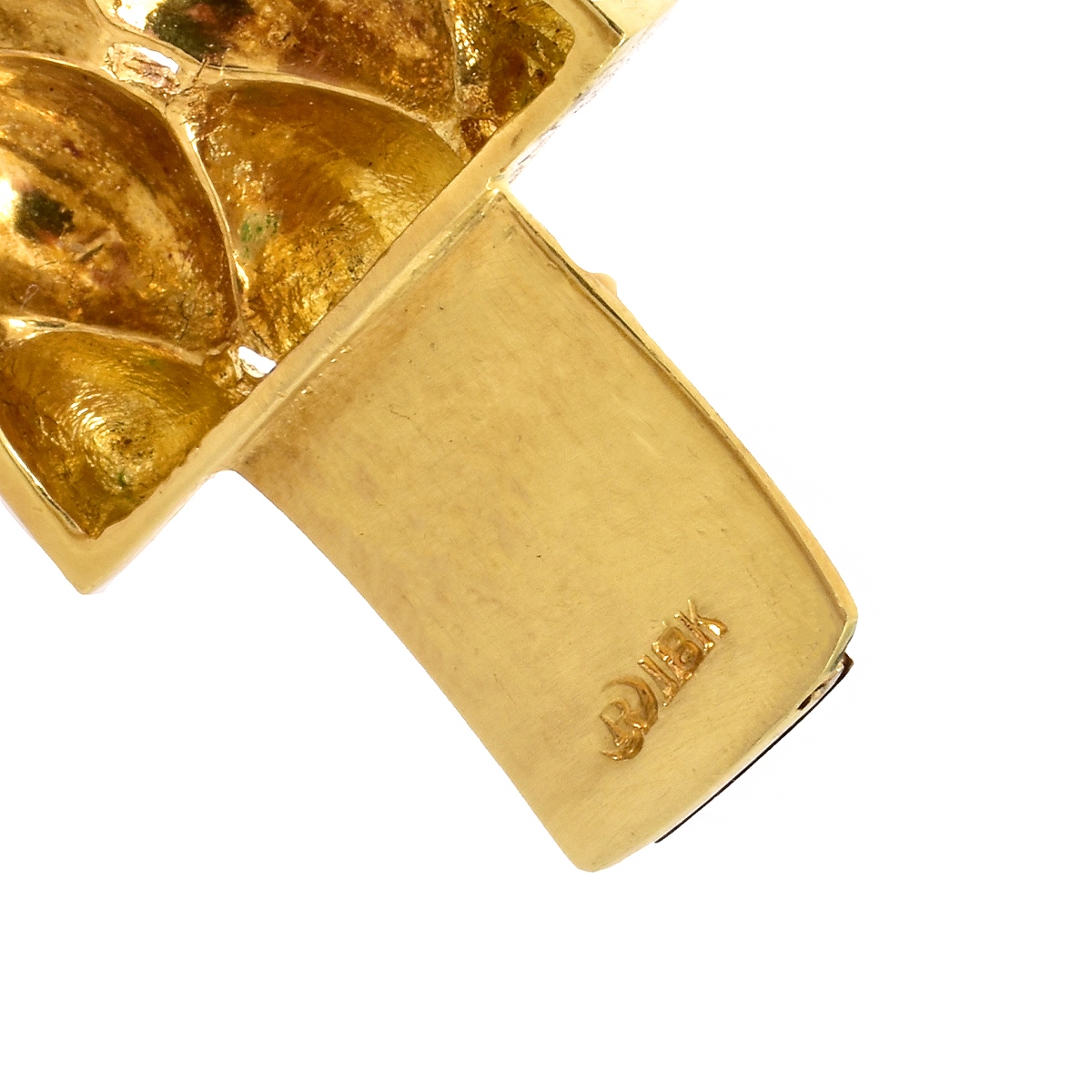 Schlumberger style 18K Gold and Enamel Bracelet