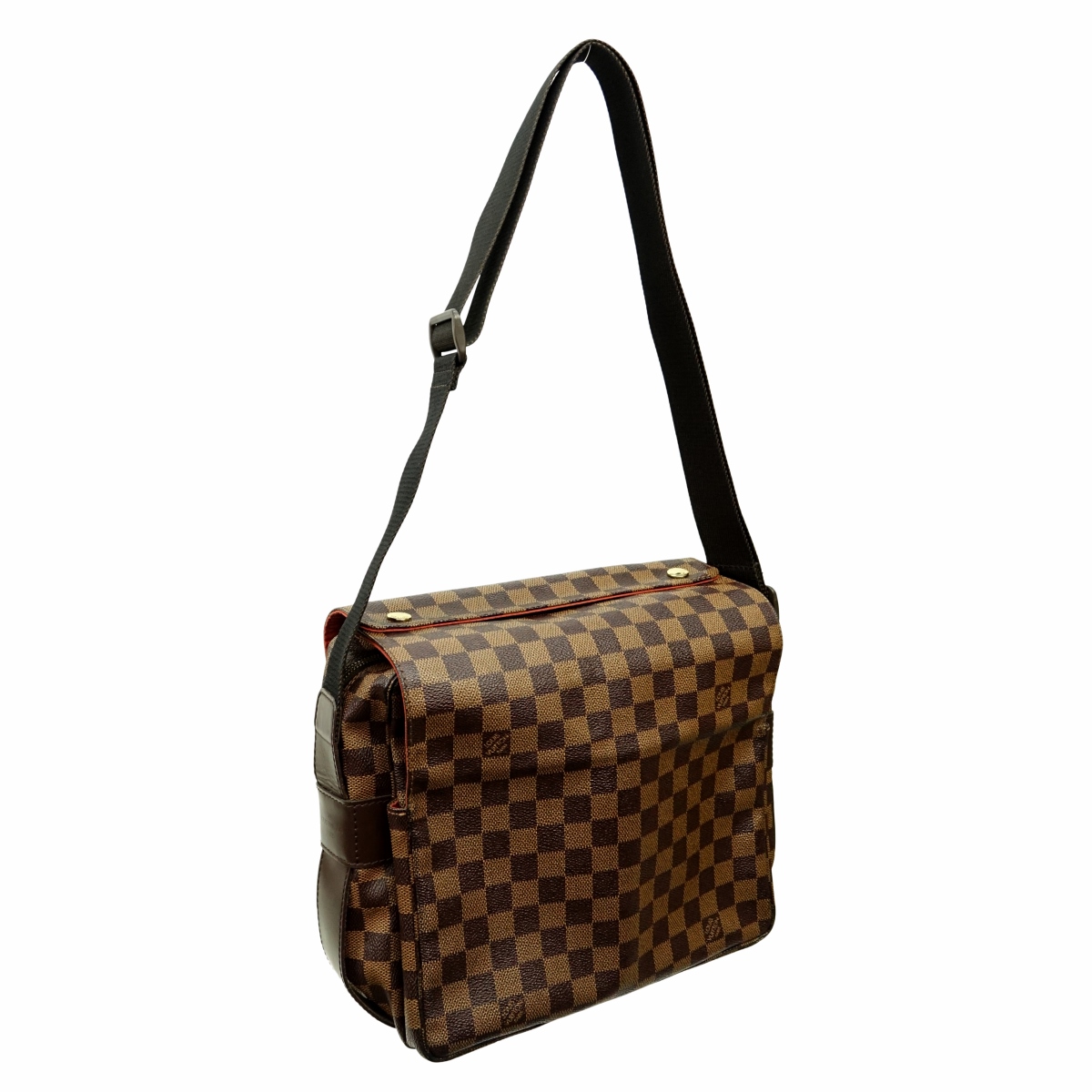 Louis Vuitton Bag Damier Ebene Canvas Naviglio Shoulder Messenger Bag  Auction