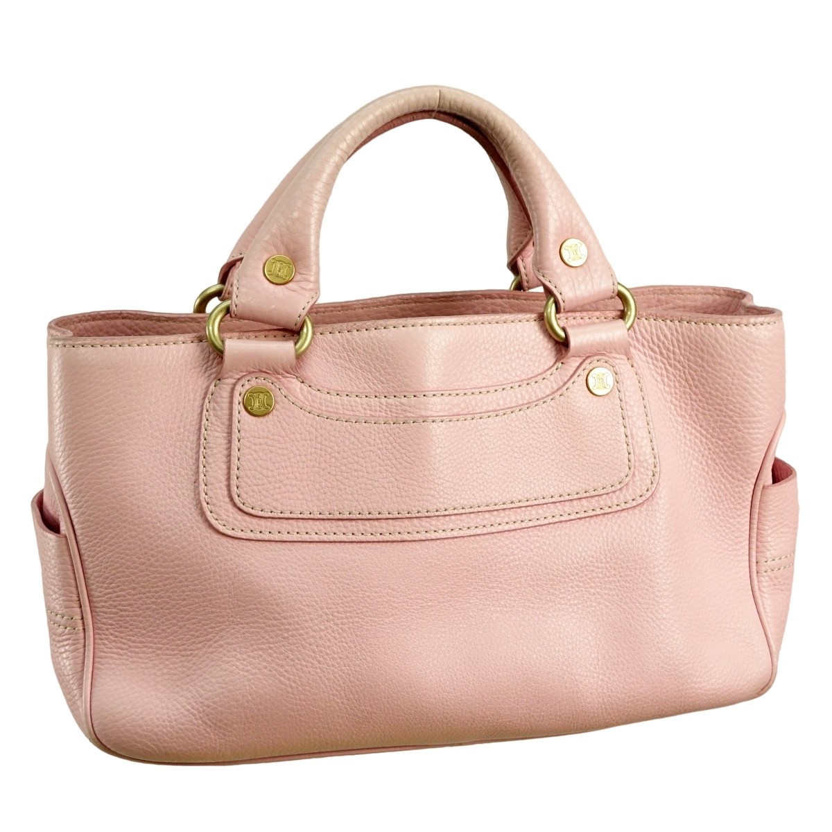Celine Pink Leather Boogie Bag