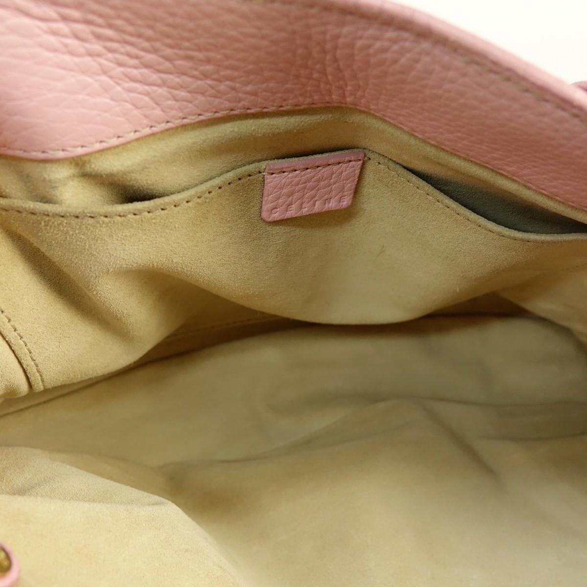 Celine Pink Leather Boogie Bag