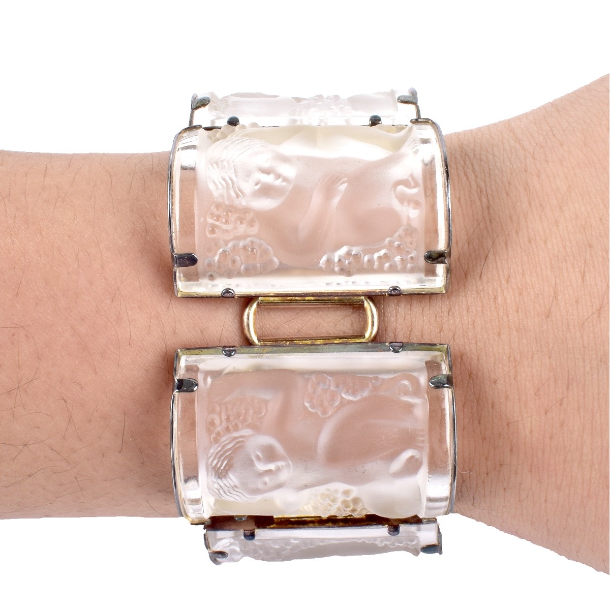 Lalique Bracelet and Stick Pin