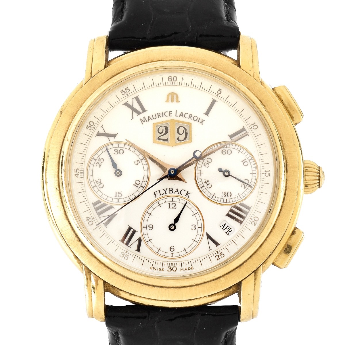 Man's Maurice Lacroix 18K Masterpiece Flyback