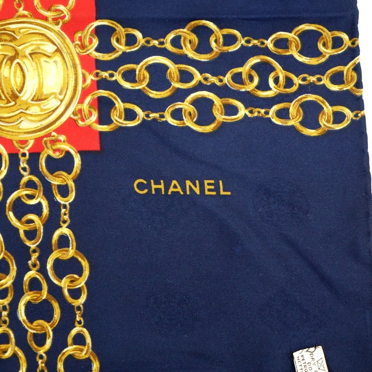 Chanel Jacquard Silk Scarf