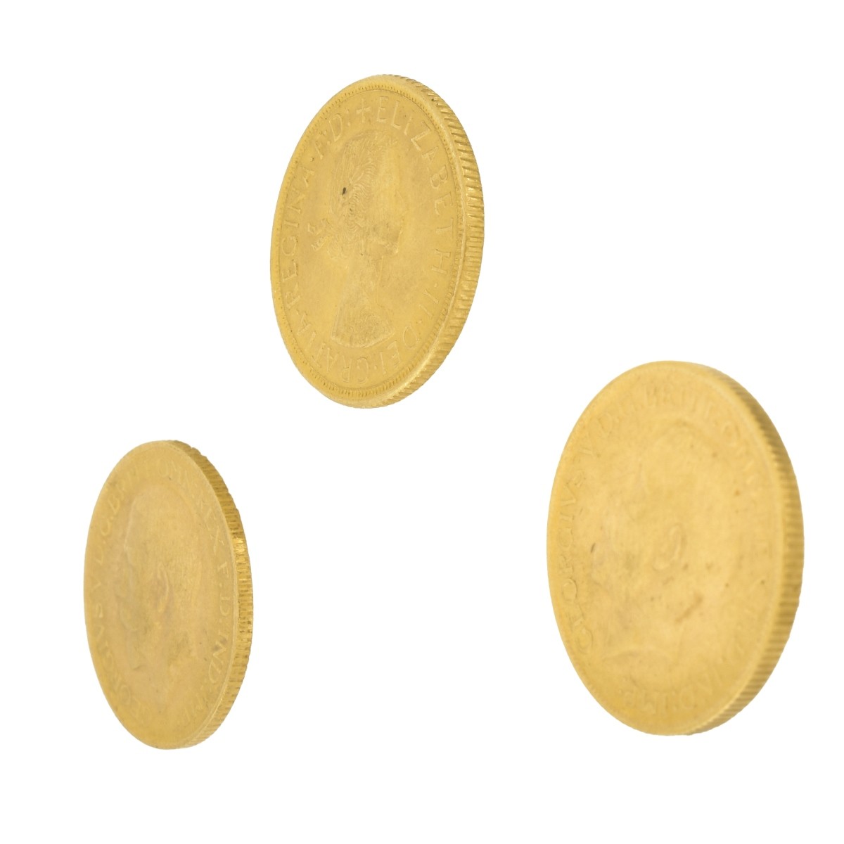 Three (3) British Gold Sovereigns