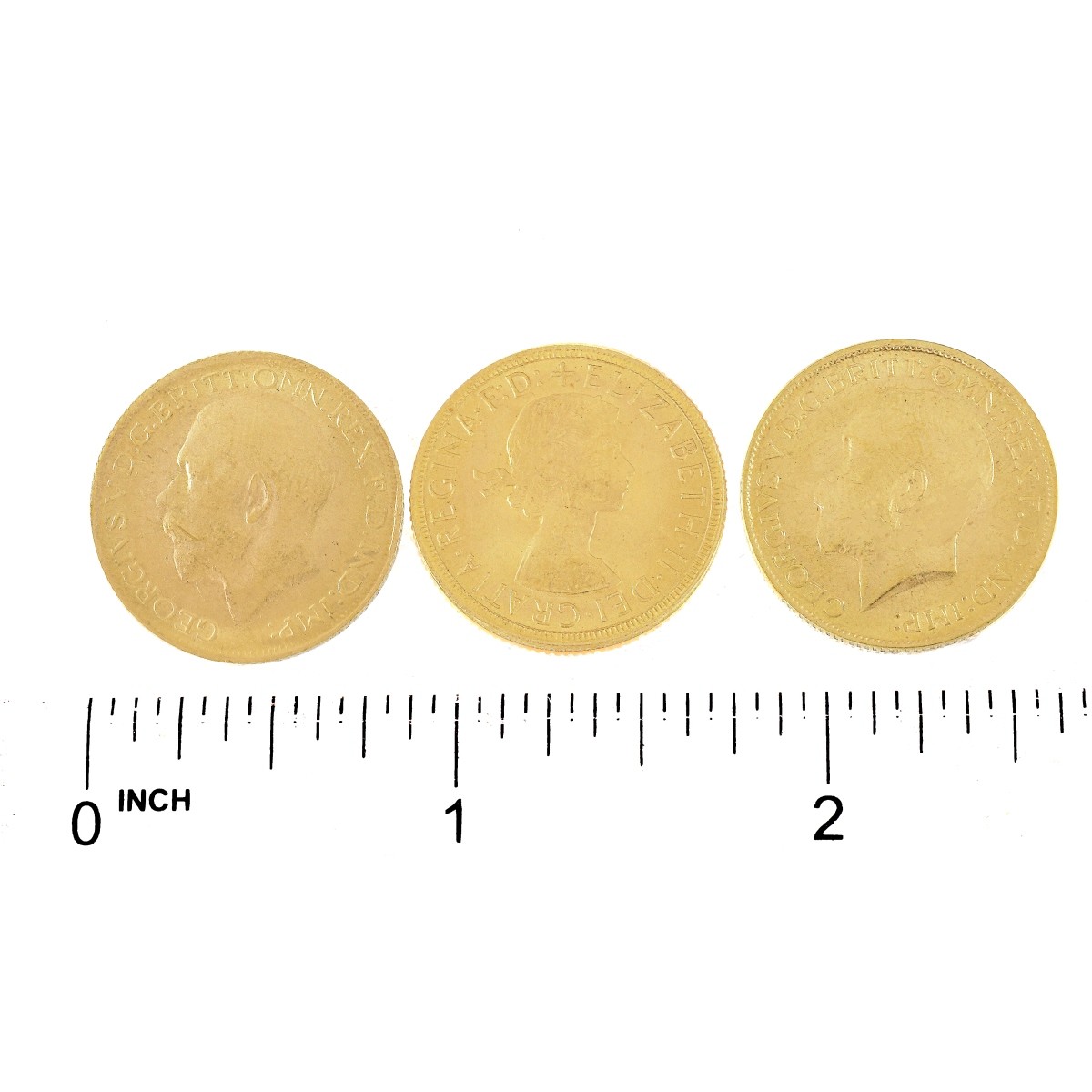 Three (3) British Gold Sovereigns