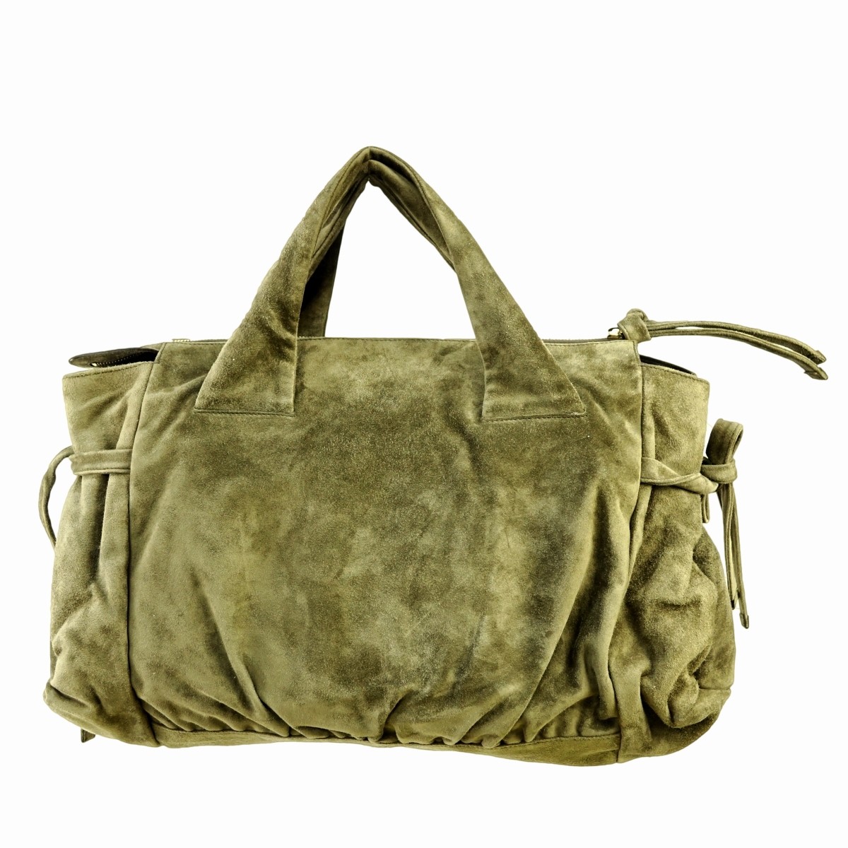 Gucci Moss Green Suede Hysteria MM Bag