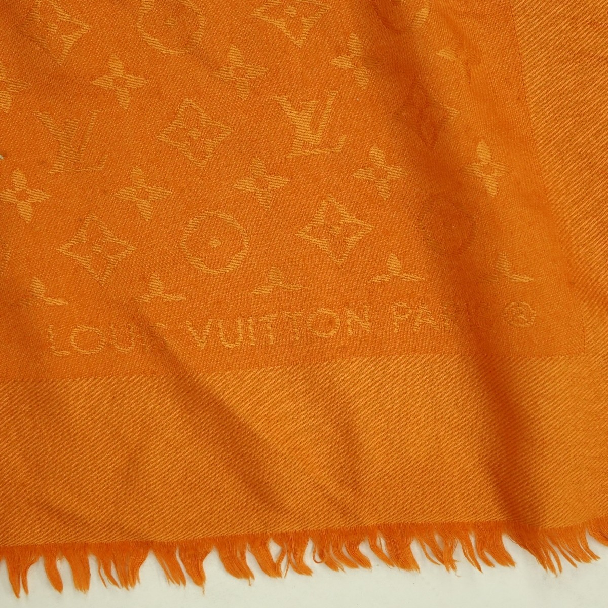 Louis Vuitton Mandarin Silk & Wool Shawl/Scarf