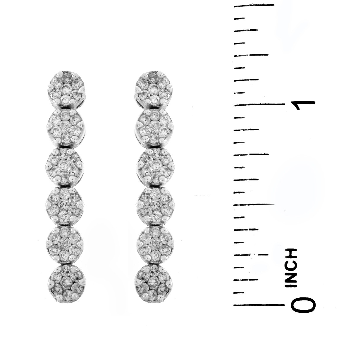 Diamond and 14K Gold Earrings