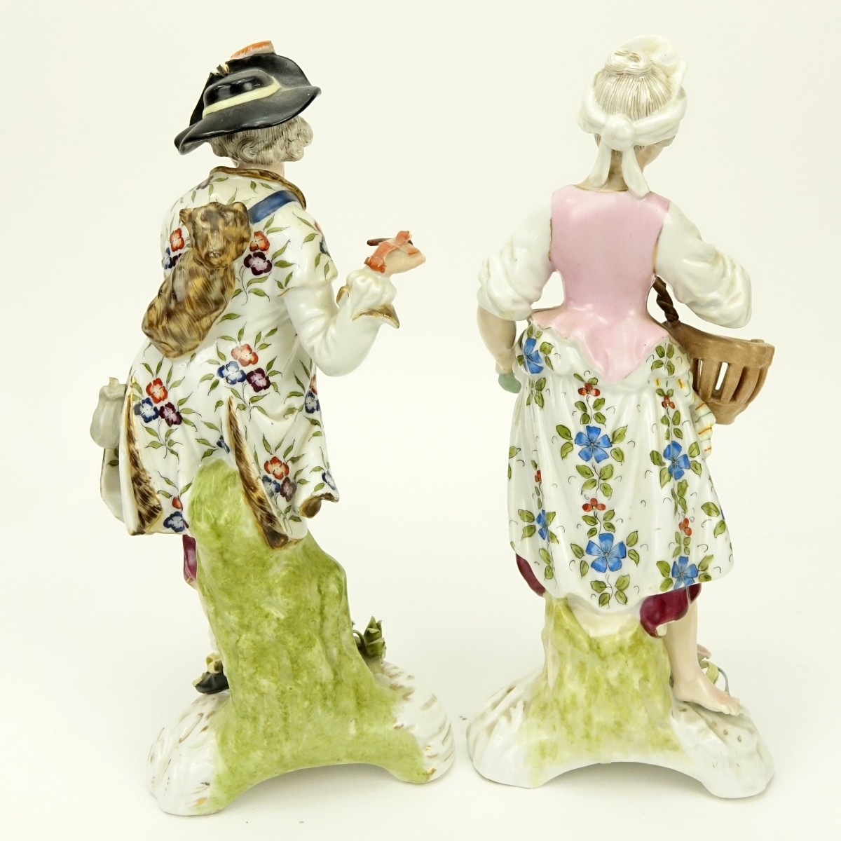 Pair of Chelsea Porcelain Figurines