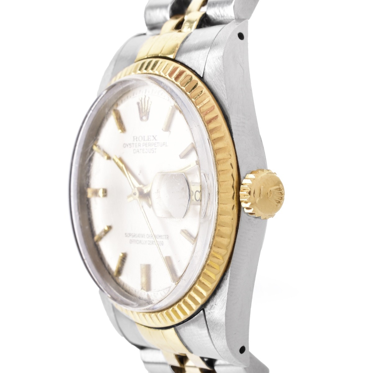 Man's Rolex Two Tone Date Just Watch