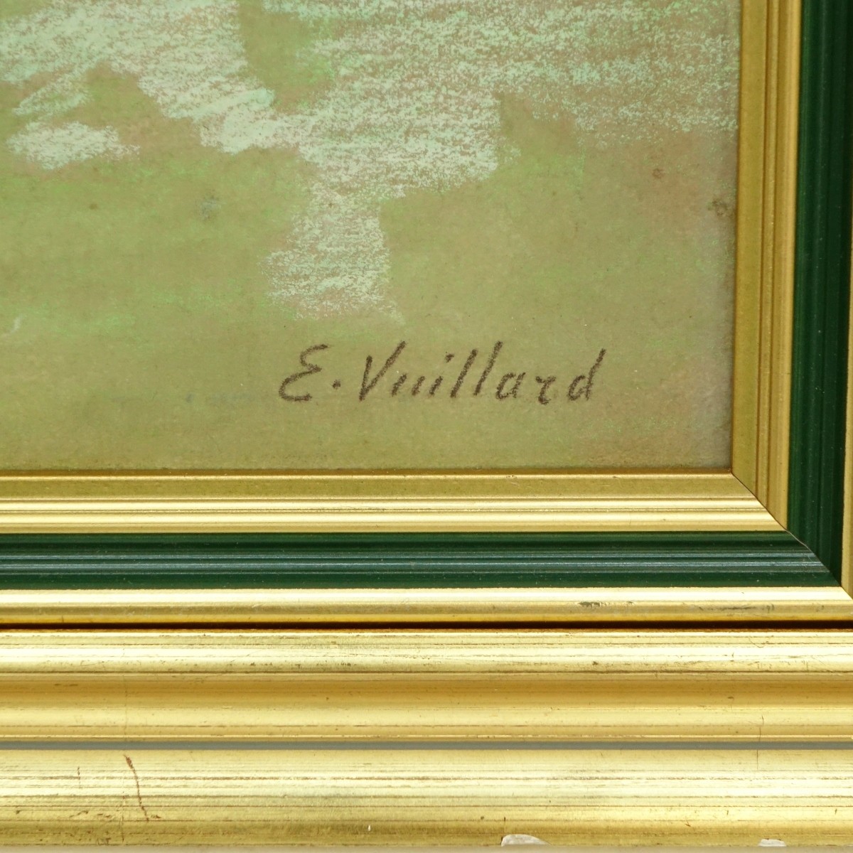 Pastel Signed E. Vuillard