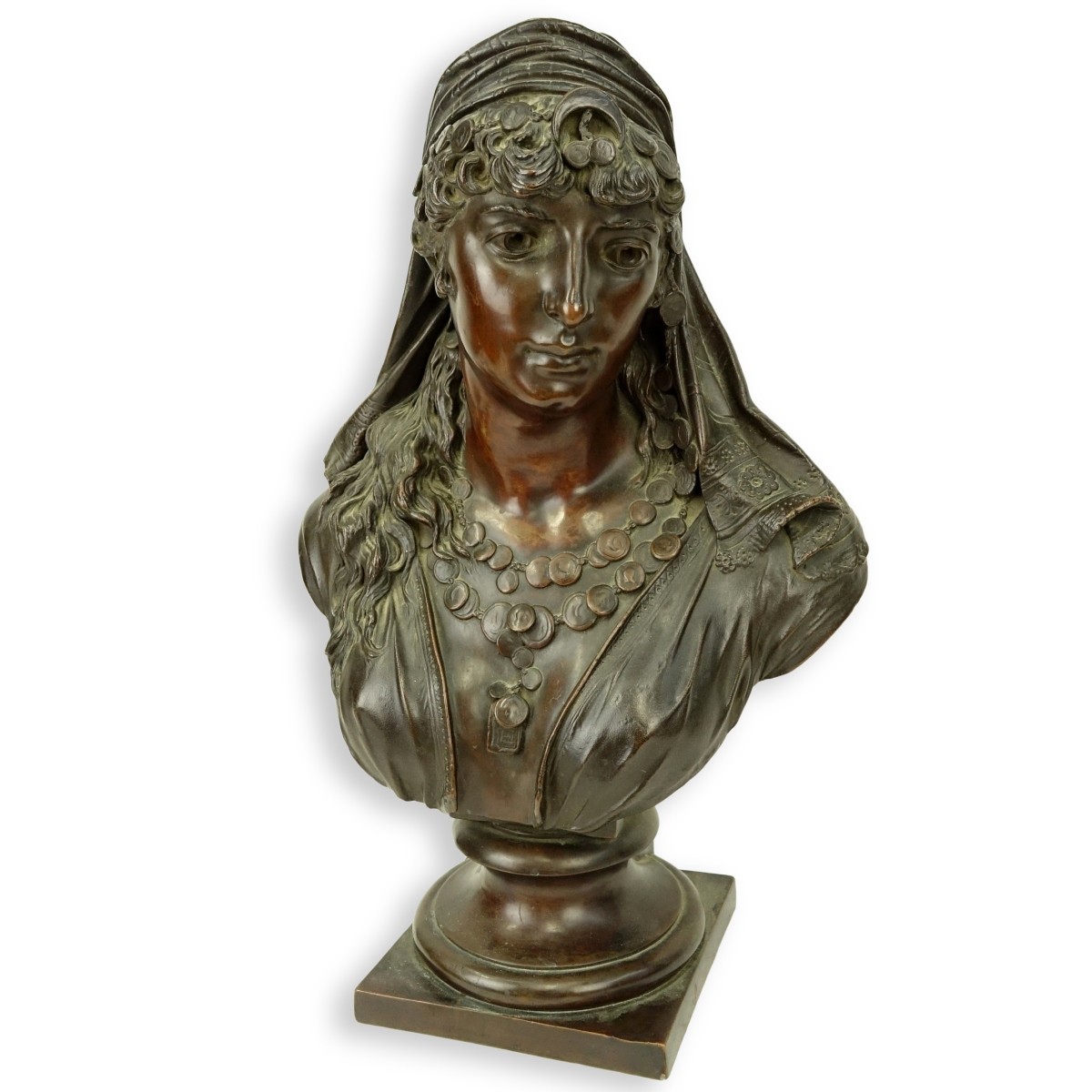 Alois Mayer, German (1855 - 1936) Bronze Clad Bust