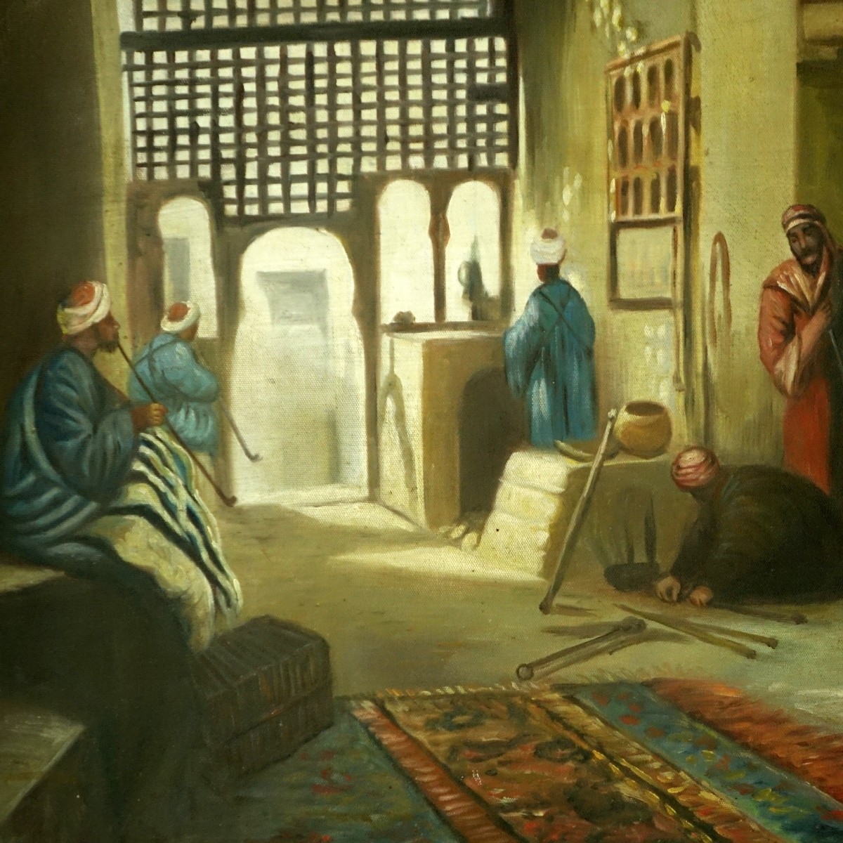Modern Orientalist School Oil On Canvas